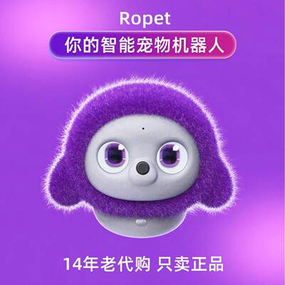 AI智能桌面陪伴机器人ROpeT具触摸感应及人脸识别功能PRO版成长型宠物玩具