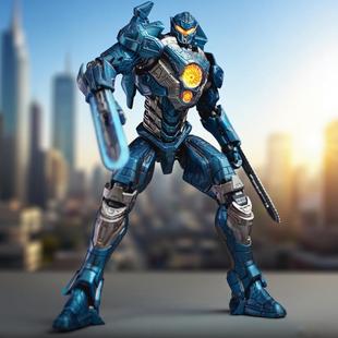 复仇流浪者发光合金版玩具模型危险可动和平儿童环太平洋机甲手办