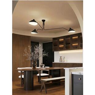 中世纪法国Sergemouille客厅开牙舞爪吊灯设计师斯堪的纳维亚工业