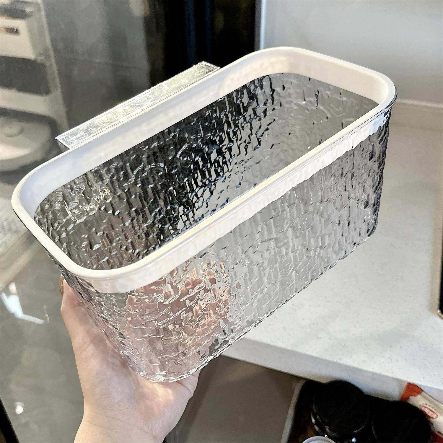 轻奢收纳盒架免打孔卫生间浴室洗脸巾杂物厨房柜门储物壁挂置物架,收纳整理,整理架/置物架/收纳架,淘宝优惠券,粉丝福利购,淘宝优惠卷