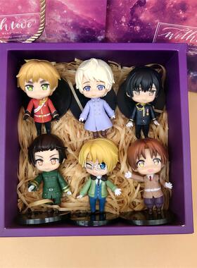 现货可爱Q版黑塔利亚可动手办可爱伊万王耀GSC粘土人公仔玩偶摆件