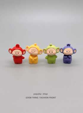 无聊了，摆几个天天宝宝陪玩可爱治愈情绪解压日式工位桌面小摆件