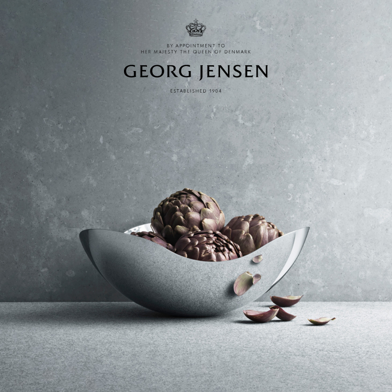 Georg Jensen 乔治杰生BLOOM 水果盘点心盘零食盘北欧桌面摆件
