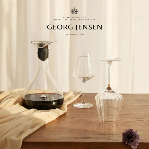 新婚礼物GeorgJensen乔治杰生WINECarafe葡萄酒醒酒器