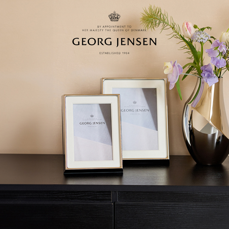圣诞礼物GeorgJensen乔治杰生DECO磁吸嵌套6寸/7寸相框