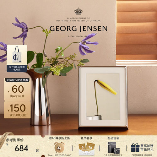 教师节礼物GeorgJensen乔治杰生DECO磁吸嵌套6寸/7寸相框高级感