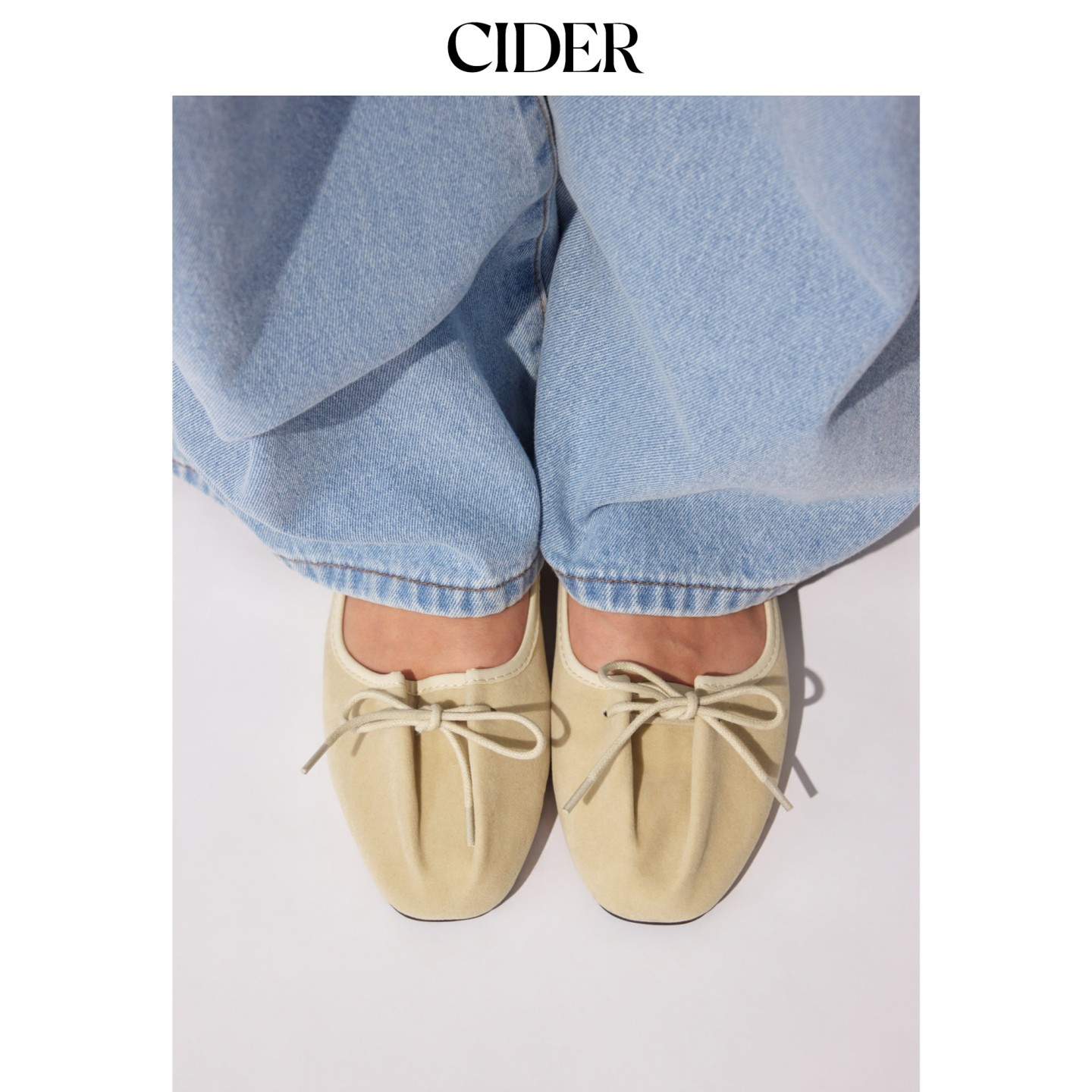 CIDER2026早秋季新品蝴蝶结玛丽珍平底鞋115482755图片