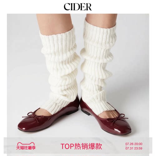 蝴蝶结装饰芭蕾平底酒红色方头