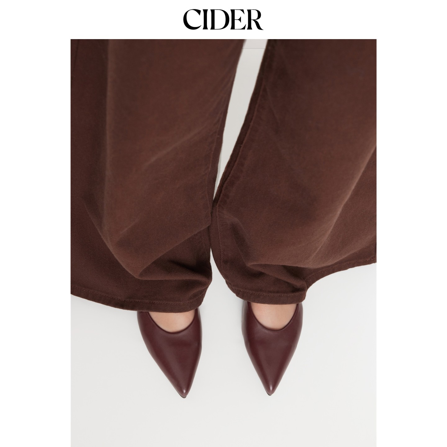 CIDER2026秋季新品经典尖头皮鞋114862164图片