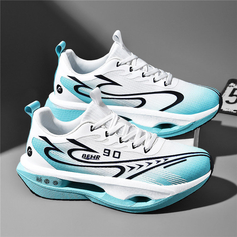 合成鞋业男鞋夏季透气网面运动跑步软底休闲轻便增防臭大码4546青