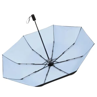 女太阳伞高级感双层双层两用晴雨黑胶防紫外线遮阳伞全自动防晒伞