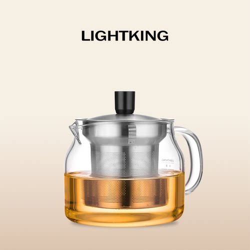 玻璃泡茶壶耐高温家用