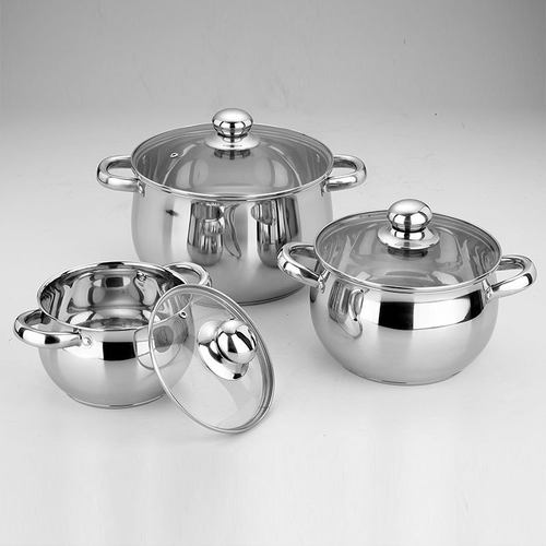 亚马锈钢家锅套装组汤锅