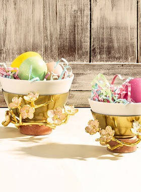 国MelArm手系金碗礼奢美icha a工樱花列陶瓷属小配勺乔迁物女轻风