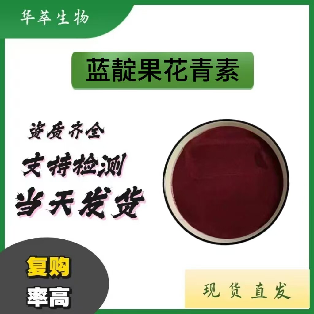 现货批发蓝靛果花青素蓝靛果提取物25%资质齐全 蓝靛果粉包邮