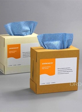 ORDER 抽取式/盒装抛光工业擦机布抹布白色擦机器吸油擦拭纸