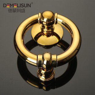 丽旺五金意大利风格装甲门铜门欧式敲门器金色 青铜色 敲门环