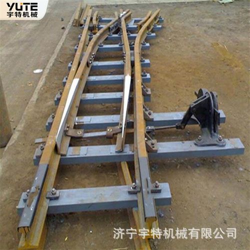 矿用气动渡线道对称双开井下运输用铁路钢轨DK系列单开道岔