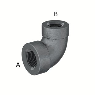 114P51 低压300不锈钢变径内丝90弯头 NPT Female