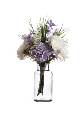 仿真花瓦勒莉康乃馨束家居假花设计婚庆手捧花束墙饰玫瑰CF01158