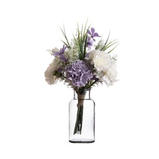 仿真花瓦勒莉康乃馨束家居假花设计婚庆手捧花束墙饰玫瑰CF01158