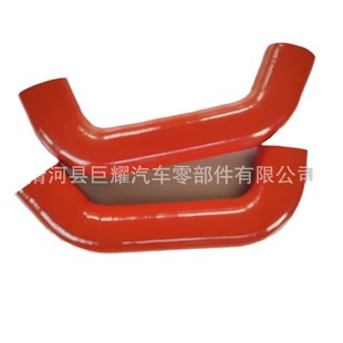 硅胶管厂家直供发动机工字型汽车硅胶管内径62mm增压器进出气软管