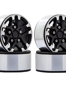 1.9寸铝合金轮毂G07仿真攀爬车锁胎轮毂 TRX4 SCX10 90046通用