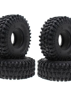 四个120MM 1.9寸攀爬车胎皮 攀爬轮胎 SCX10 90046 D90 TRX-4