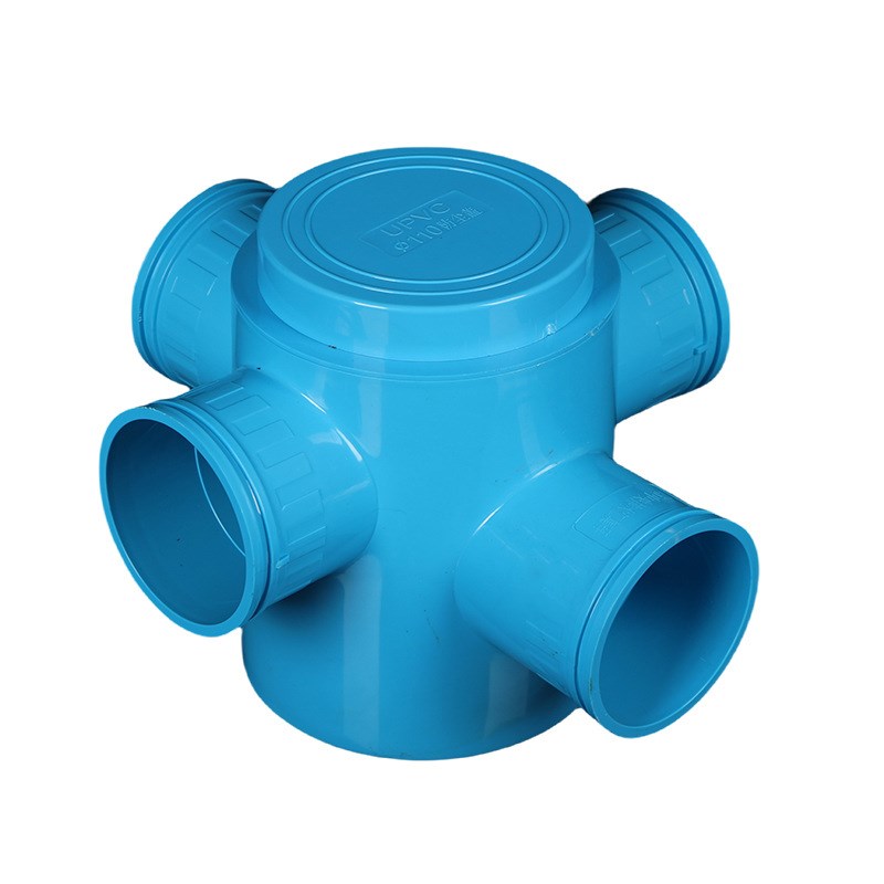 PVC中央排水汇集器110*75mm地漏同层卫生间集水器管件共享存水弯