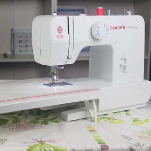 胜家1408Singer手持小型缝纫家用 简易锁边包边电脑平车缝纫机