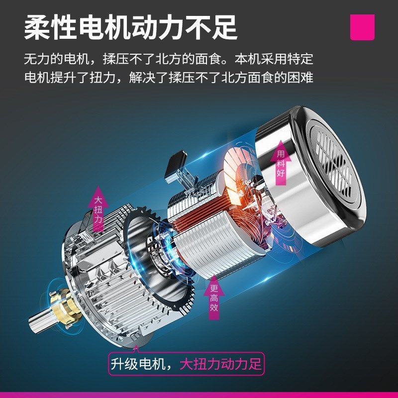 lecon乐创压面机商用304不锈钢压面棍食堂揉面压皮机LC-J-YPJ350A