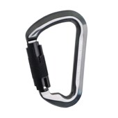 D型自动主锁铝合金登山扣攀岩速降装 备登山爬山锁扣安全锁 CB973