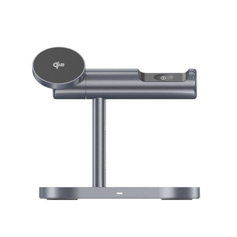 品胜QI2三合一无线充MagSafe磁吸金属立式支架手机无线充电器,3C数码配件,手机充电器,淘宝优惠券,粉丝福利购,淘宝优惠卷