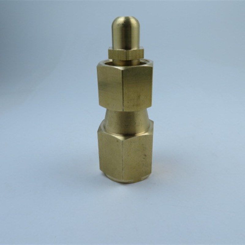 CGA540内凹口转G5/8内丝  双内丝G5/8活接钢瓶转接头减压器接头