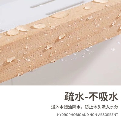 卧室门框上免打孔加长门后静音挂钩壁挂门背式挂衣钩原木衣帽排钩