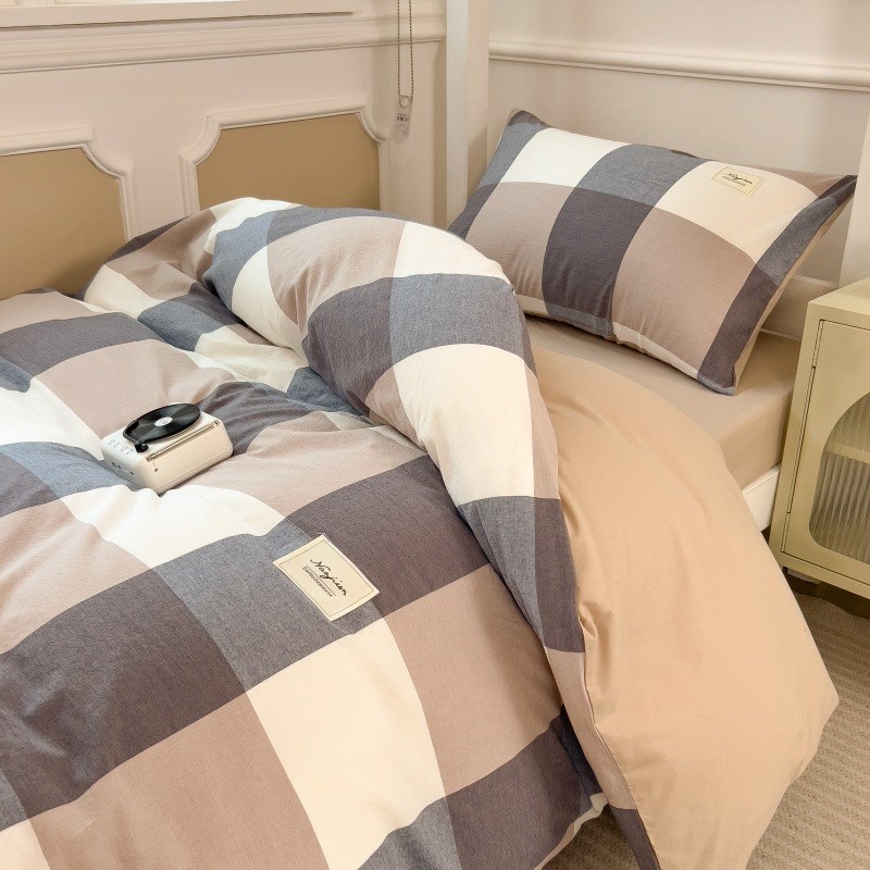 新款水洗棉学生六件套大礼包 0.9床垫学生寝室六件套住宿用品开学