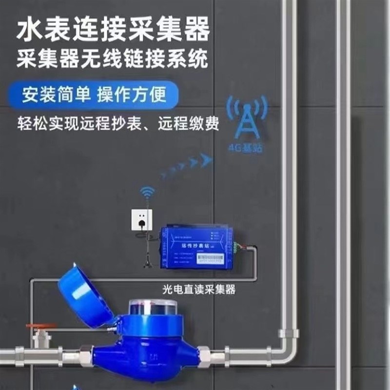 防冻IP68远传水表DN50光电直读远传有线智能水表M-BUS与485通信