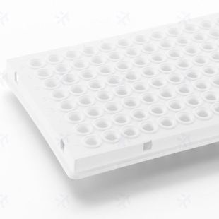 Virya白色pcr管8连管光学平盖3310178科学试验耗材0.1mLPCR8联排