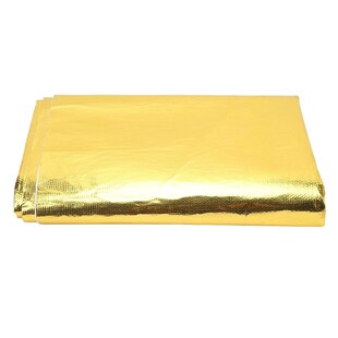 39x 47自粘反光高温隔热胶带金色适用于包裹电线燃油管路