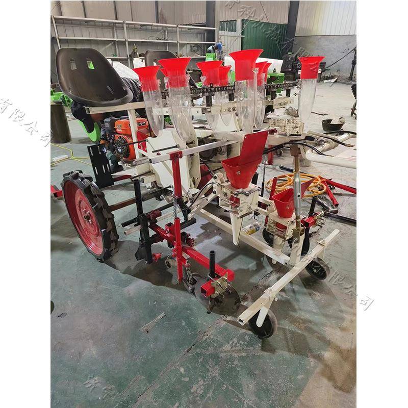 双行自走式蔬菜苗移栽机汽油动力带钵体秧苗种植机自走式栽苗机