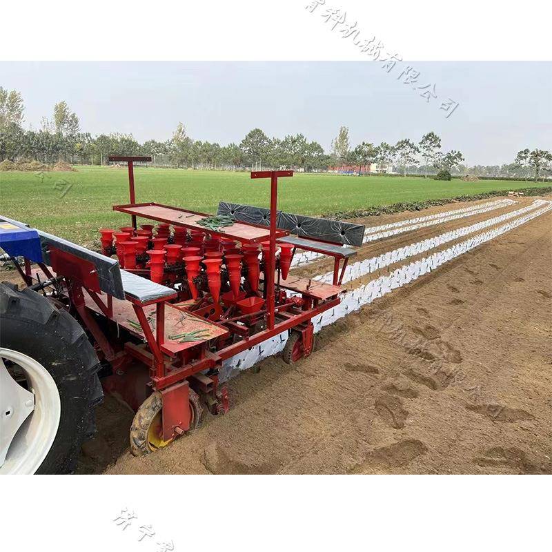拖拉机后置式洋葱移栽机洋葱苗自动种植机白菜甘蓝秧苗栽苗机
