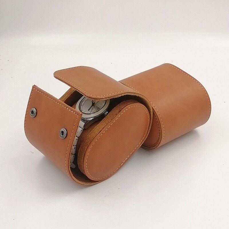 便携腕表收纳包单个旅行手表包机械表防摔皮质高S档手表盒子收纳