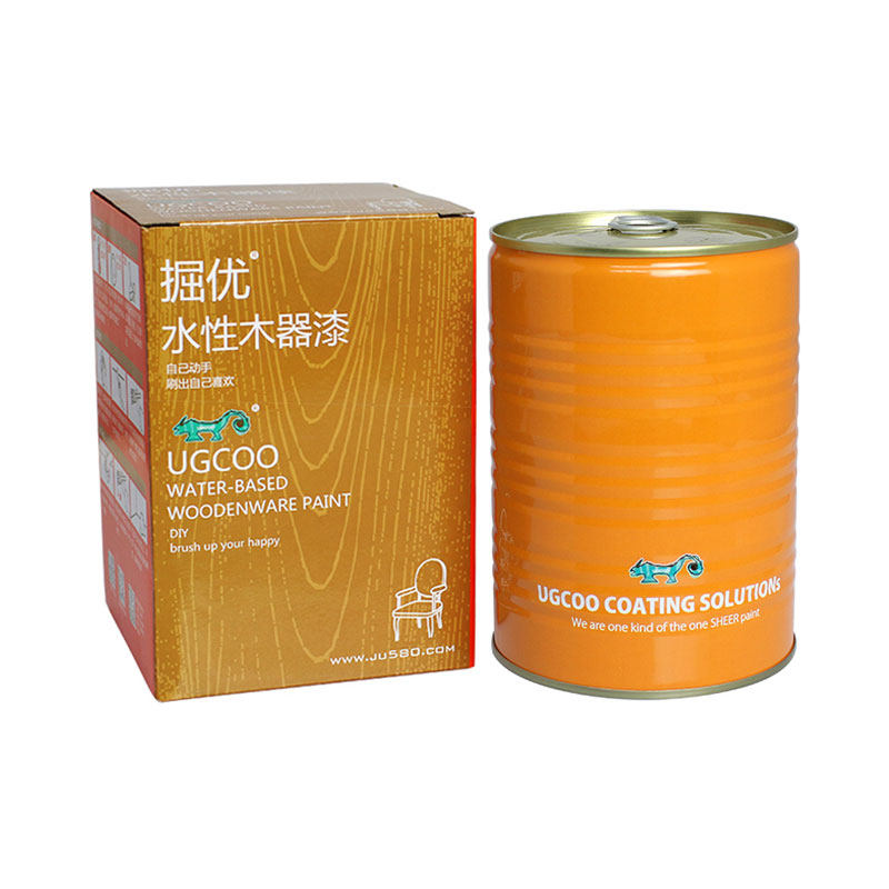 掘优家具油漆木器漆旧木门改造翻新漆环保手涂水性木纹漆补黑色漆