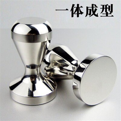 实心304不锈钢压粉器一体压粉锤填压器压粉棒 咖啡51mm 49mm 57.5