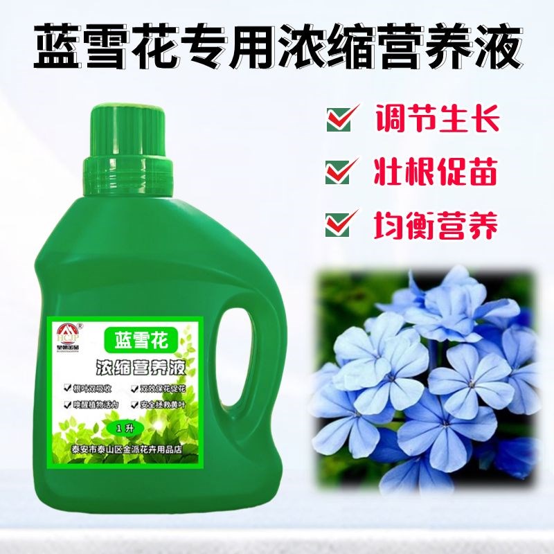 蓝雪花专用浓缩营养液家用盆栽绿植物黄叶开花通用氮磷钾养花肥料