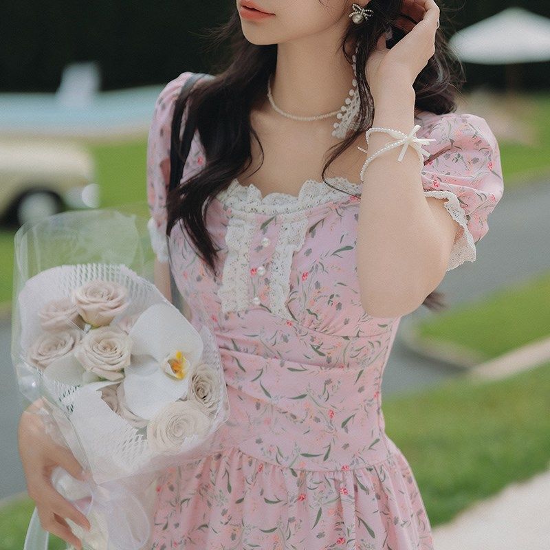 甜美小碎花连体游泳衣p少女大码保守显瘦遮肉带胸垫泡温泉拍照好,运动/瑜伽/健身/球迷用品,连体泳衣,淘宝优惠券,粉丝福利购,淘宝优惠卷