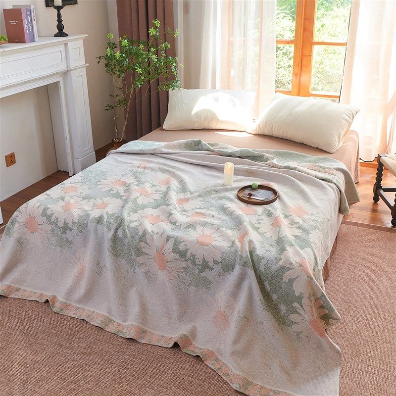 罗布麻纱布三件套双人床盖毯全棉柔软午睡O毯毛巾被高级空调毯,床上用品,休闲毯/毛毯/绒毯,淘宝优惠券,粉丝福利购,淘宝优惠卷