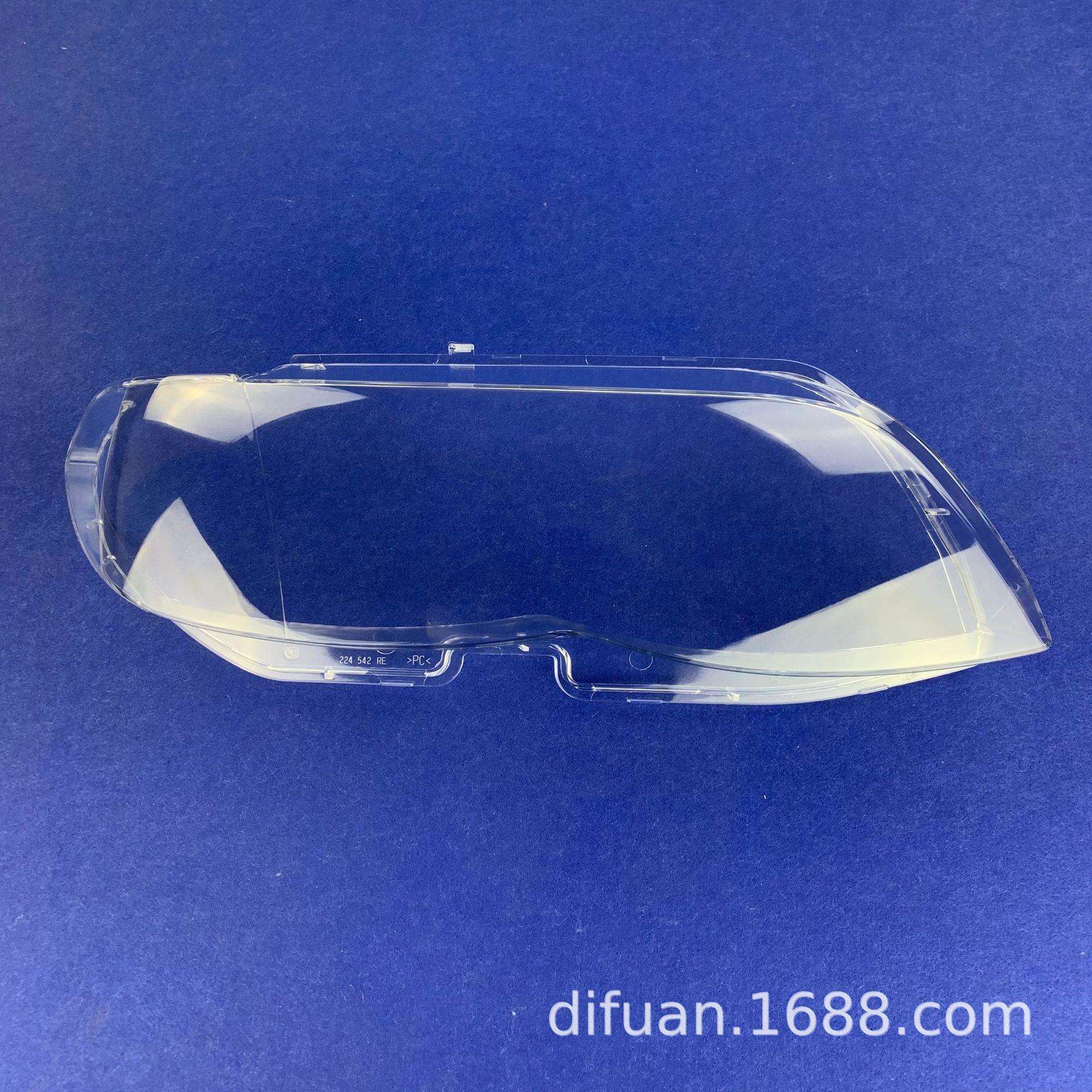 适用于E53大灯PC透明罩宝马04-07款x5前大灯E53灯罩