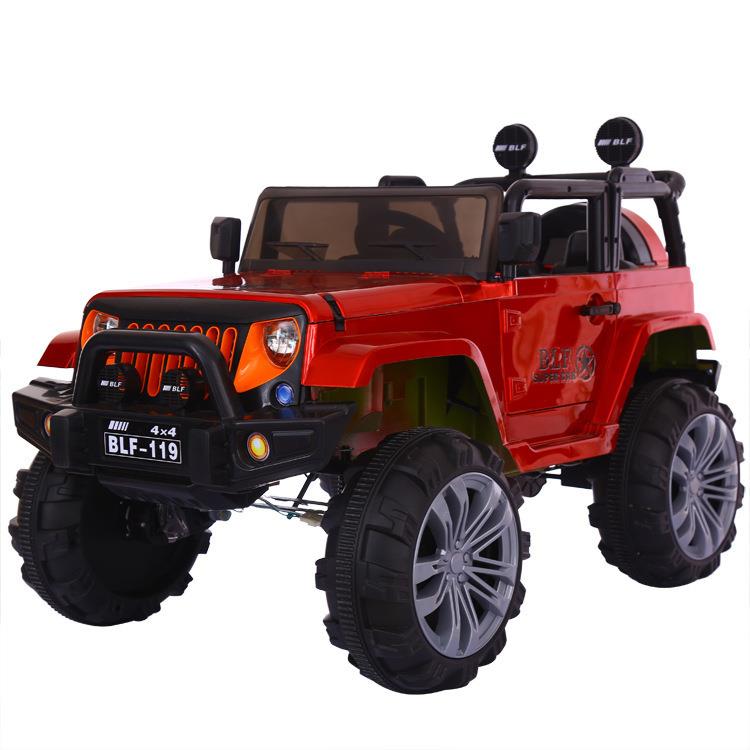 新款大号儿童电动汽车2-8宝宝四轮早教越野车四驱电动玩具童车