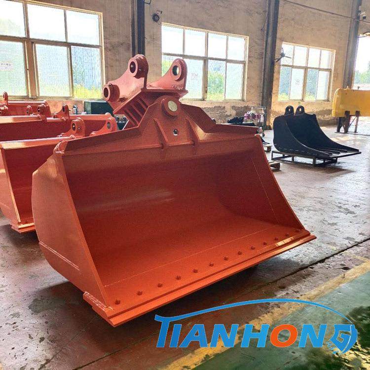 挖机挖斗SK135倾斜式泥斗1.5米宽可倾斜式清淤斗